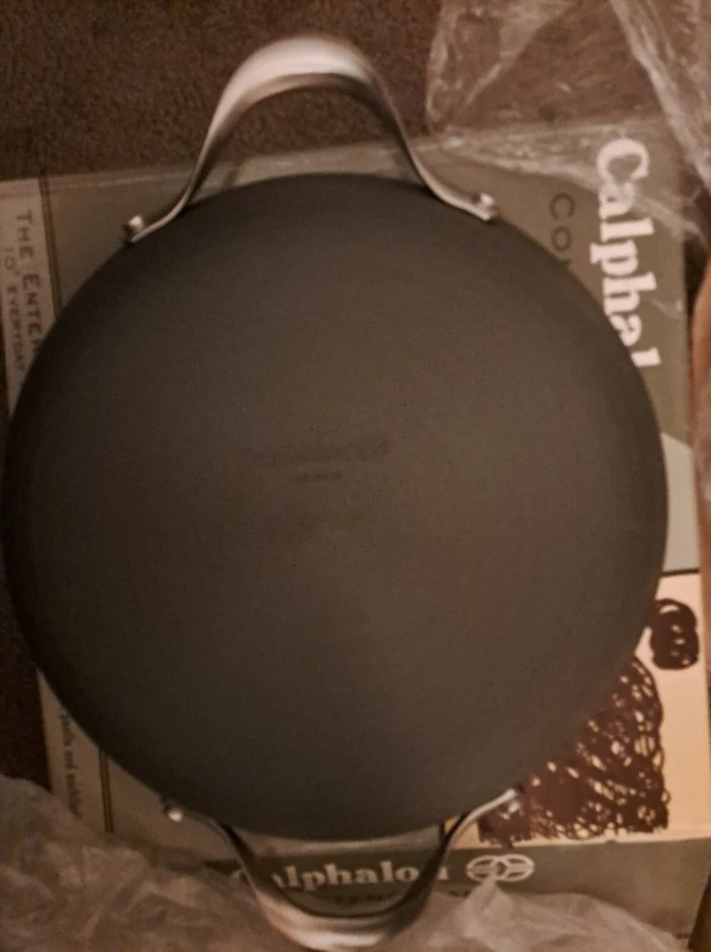 New In Box Calphalon Contemporary Nonstick Entertainer Pan - Black